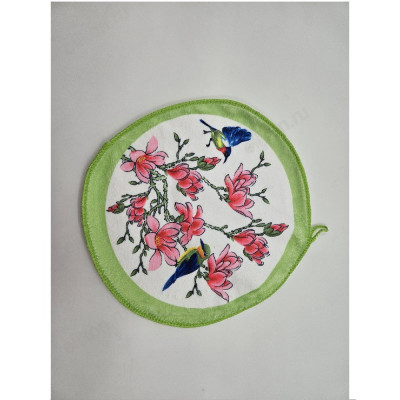 Салфетка микрофибра Цветы СФ-30-3