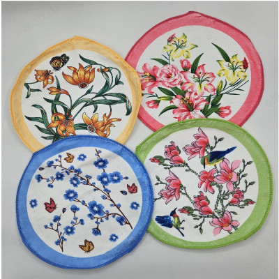 Салфетка микрофибра Цветы СФ-30