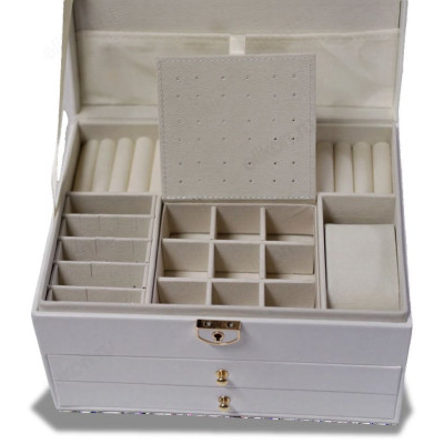 Шкатулка для украшений 0536 3 яруса-10