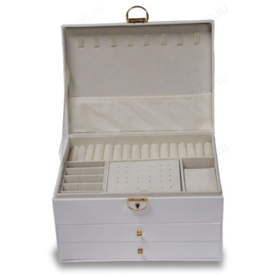 Шкатулка для украшений 0536 3 яруса-5