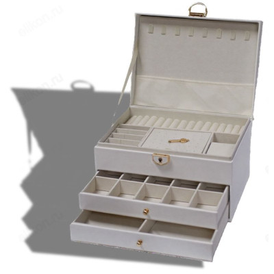 Шкатулка для украшений 0536 3 яруса-8