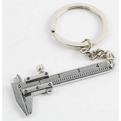 Сувенир брелок металл Штангенциркуль