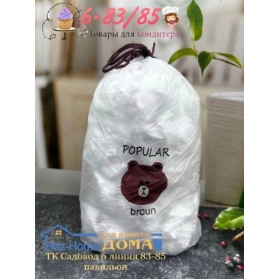 Крышка полиэтиленовая одноразовая Ш-157413 100штук-2