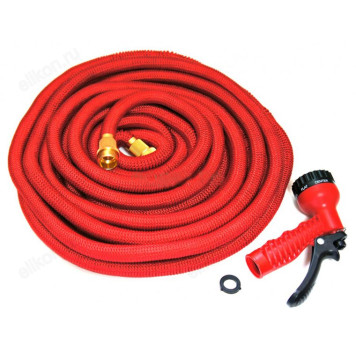 Шланг растягив. 7.5-37м красный