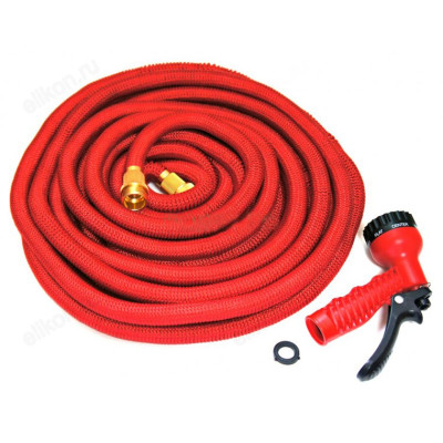 Шланг растягив. 7.5-37м красный