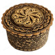 Шкатулка береста d6см ШБ-6