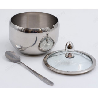 Сахарница с ложкой СЛ-156489 9см-4