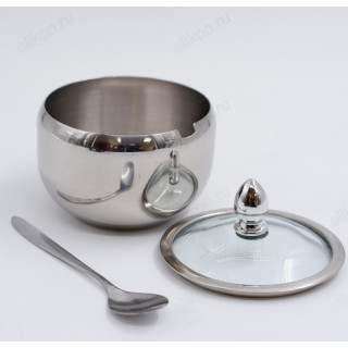 Сахарница с ложкой СЛ-156489 9см-5