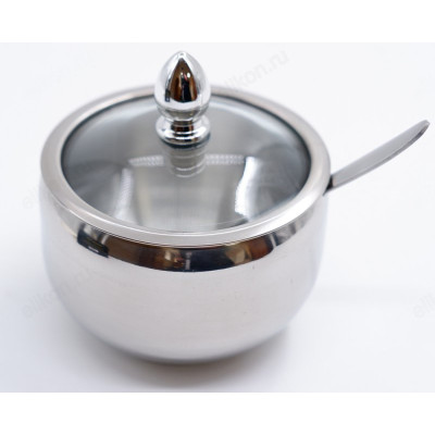 Сахарница с ложкой СЛ-156489 9см-8
