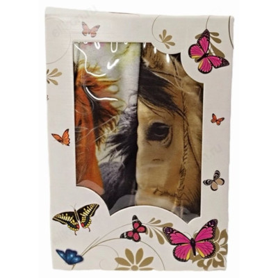 Салфетка СЛ-30/30 Лошадь 2шт подарочная упаковка-1