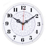 Часы настенные СН 2524-124 "Узор" белые