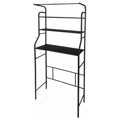 Стеллаж в ванную комнату СВШП12 черный
