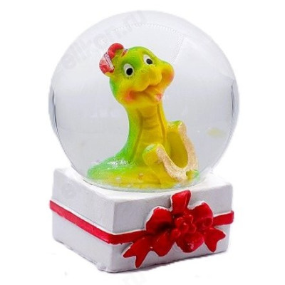 Сувенир Змея шар стеклянный СЗШ/7 7см