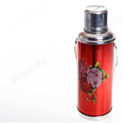 Термос стекло 1,2л Красный