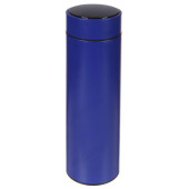 Термос синий 0,5л с индикацией температуры