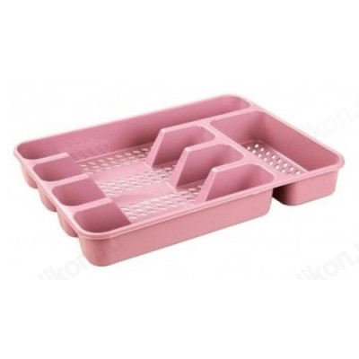 Лоток для столовых приборов Т84 4ре секции пластик