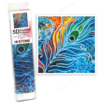 Мозаика алмазная ПУ YZDD25073 Перо (ТКир268П)