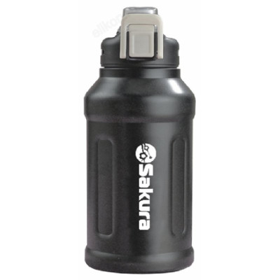 Термобутылка 2в1 TM-03-900BK 0.9мл с труб. черный