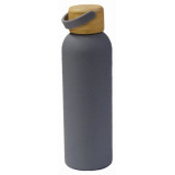 Термос металл 0,5мл бамбук.крышка ТМ-500Б