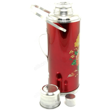 Термос стекло 2л Красный-2