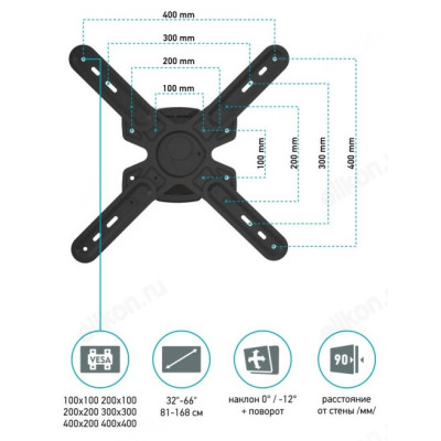 Кронштейн ЖК Unico Metall UM872-2