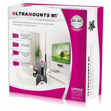 Кронштейн ЖК UltraMounts UM858, черный-1