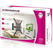 Кронштейн ЖК наклонно-поворотный 23-55" [59-139см] до 35кг. UM869 [черн] UltraMounts