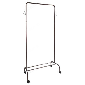 Вешалка гардеробная ВГ11 на колёсах, медный антик