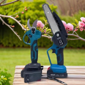 Пила садовая+секатор 2аккум.WA-170