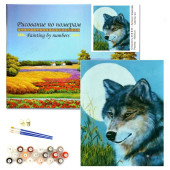 Картина по номерам YCGJ32385 Волк