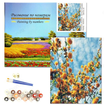Картина по номерам YCGJ32855 Цветочки