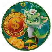 Подставка п/горячее керамика YX-25 2023г d15см