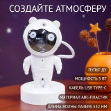 Ночник проектор звездного неба Космонавт 18см YXC-0317