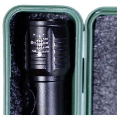 Фонарь ручной 9 см YXC-1433 USB (в пласт.чехле)-4