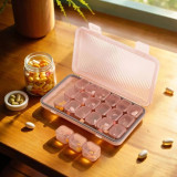 Таблетница 21 ячеек пластик YXC-1475