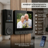 Видеодомофон YXC-2068 беспроводной