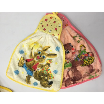 Салфетка махра Зайцы