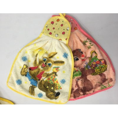 Салфетка махра Зайцы