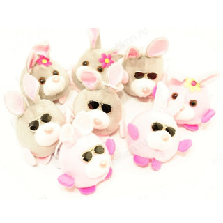 Брелок сувенир Заяц, голова-1