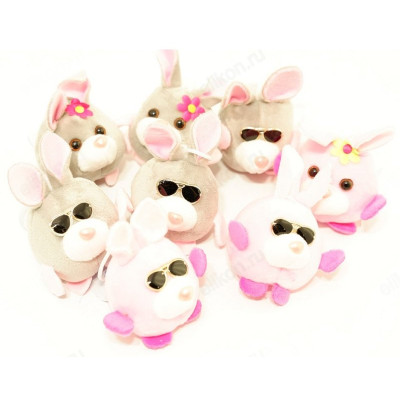 Брелок сувенир Заяц, голова-1