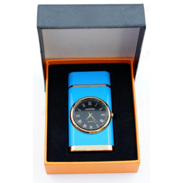 Зажигалка с часами в подарочной упаковке-4