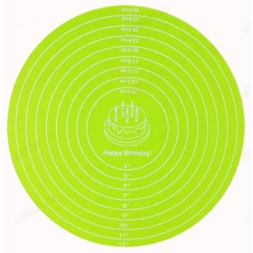 Коврик для выпечки силикон ZK-303 d-30cm-1