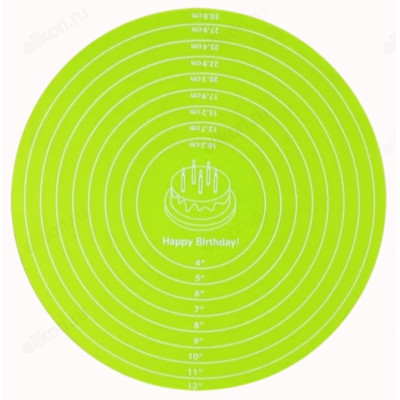 Коврик для выпечки силикон ZK-303 d-30cm-1