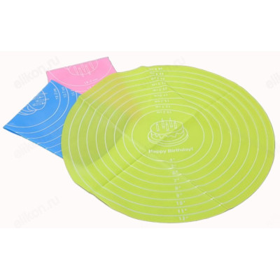 Коврик для выпечки силикон ZK-303 d-30cm-2