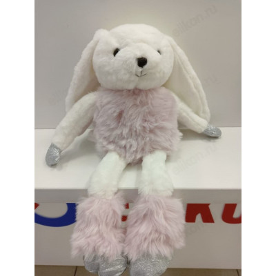 Игрушка мягкая Заяц мех-1