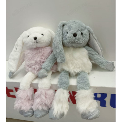 Игрушка мягкая Заяц мех-2