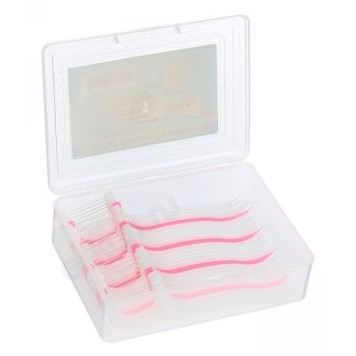 Набор зубочисток с зубной нитью 30 шт, пластик-1