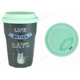 Кружка с крышкой Любимый кот ZPX21903/1