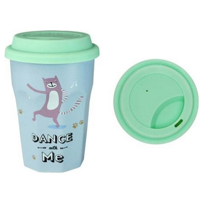 Кружка 360мл с крышкой Любимый кот, вид 2 КИТАЙ ZPX21903/2