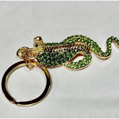 Сувенир брелок Змея стразы 12шт-1